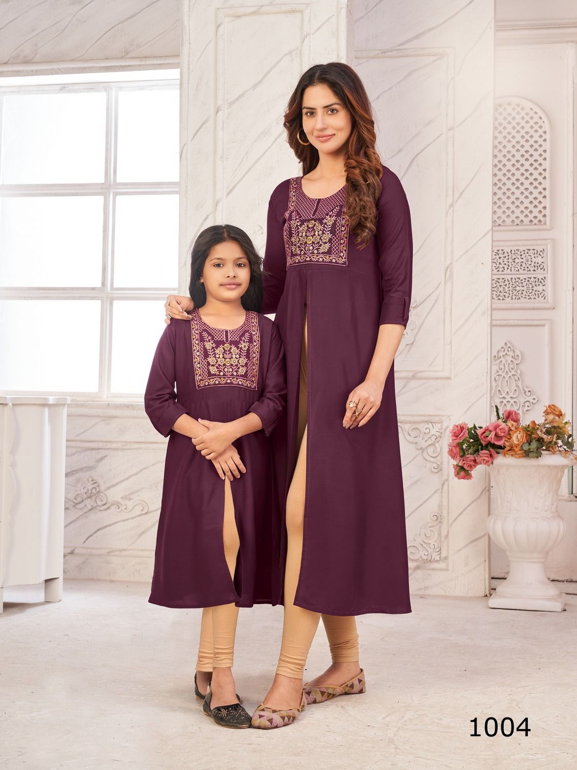 Blue Hills Emotion Mother Daughter Combo Wholesale Kurtis